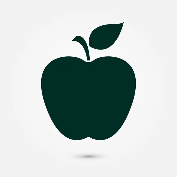 Icono Apple Ilustración Vector Simple — Archivo Imágenes Vectoriales