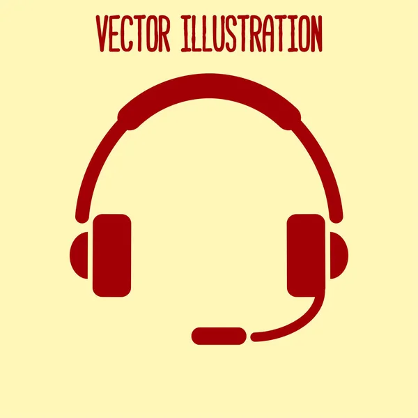 Плоская Иконка Поддержки Векторная Иллюстрация — стоковый вектор