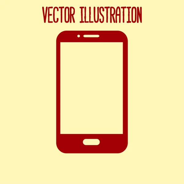 Vektor Illustration Des Smartphone Symbols — Stockvektor