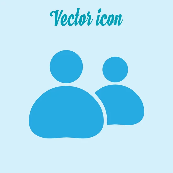 Gente Icono Signo Social — Vector de stock