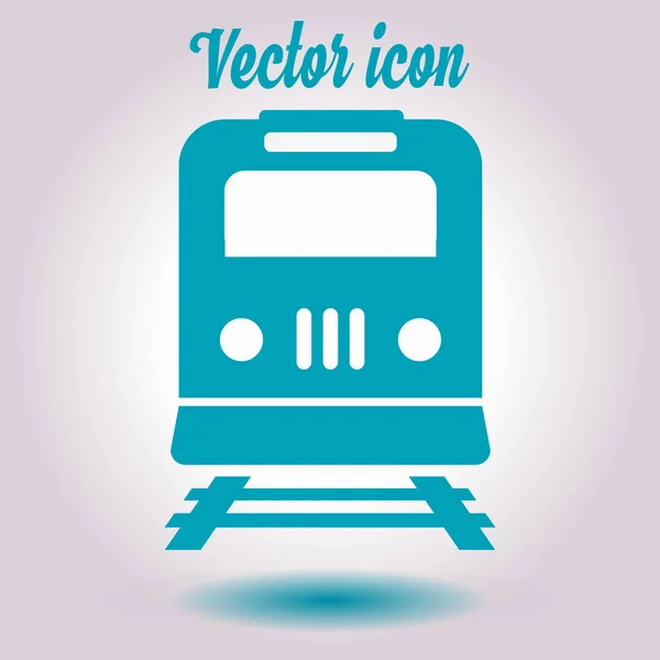 Значок Поезда Метро Симбол Знак Железнодорожного Вокзала — стоковый вектор