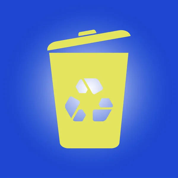 Basura Puede Icono Vector Eps10 Ilustración — Archivo Imágenes Vectoriales