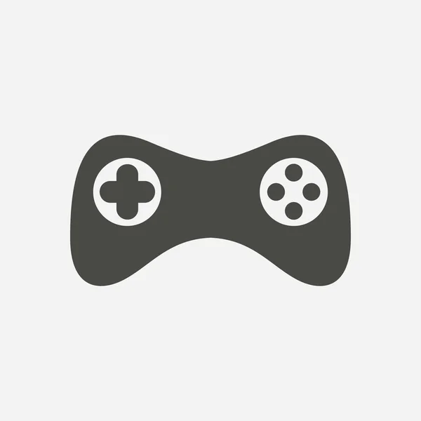 Ícone Gamepad Vector Estilo Design Plano — Vetor de Stock