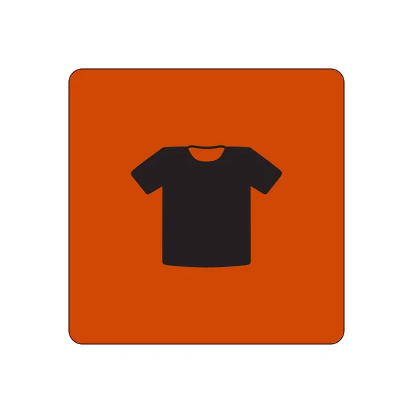 Shirt Sign Icon Clothes Symbol Flat Design Style — Stock Vector