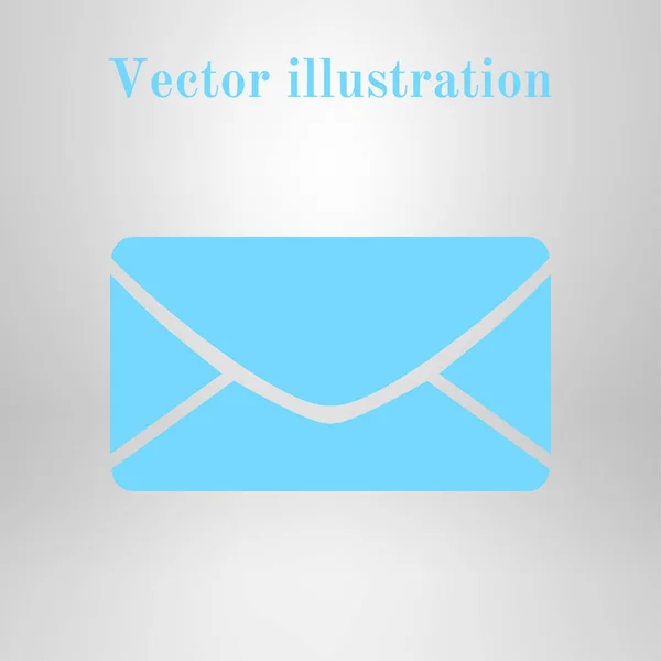 Flaches Symbol Des Letter Mail Symbols — Stockvektor