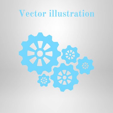 Simge vites. Düz stil. 