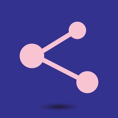 Pay işareti kutsal kişilerin resmi. Düz tasarım stili.