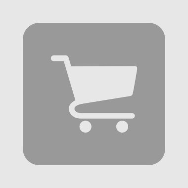 grafik alışveriş düz simgesi