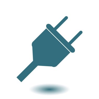 Vektör elektrik dolgu ağı düz simgesi.