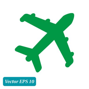 Uçak simgesi. Seyahat erkek. Alt yazıyı uçaktan uçak.