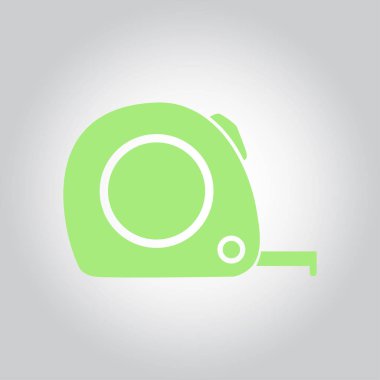  Mezura simgesi. Rulet inşaat erkek.