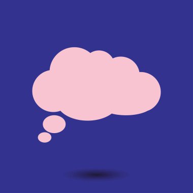 Düz Icon.Vector Eps 10 sohbet. 