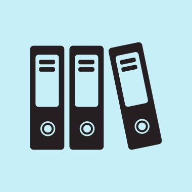 Evrak ve belgeler Office klasörler. Arşiv klasör simgesi. 