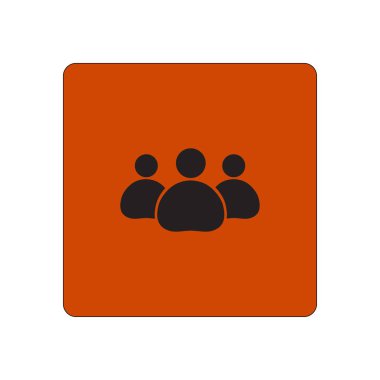 Takım iş simgesi. Ofis çalışanları ve iş takım.