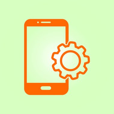 Akıllı telefon hizmetleri simgesi.