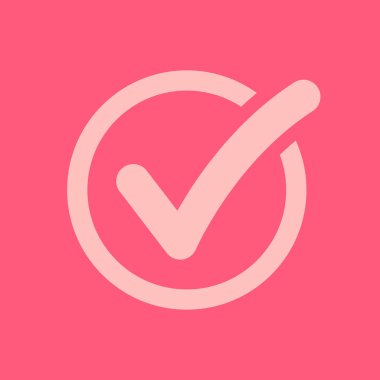 Liste düğme simgesini denetleyin. Onay işareti, yuvarlak işareti.