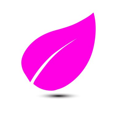 Yaprak simgesi. Taze doğal ürün. Organik ürün erkek. Düz tasarım stili.