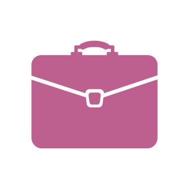 Evrak çantası ikonu, vektör illüstrasyonu. düz tasarım biçimi 