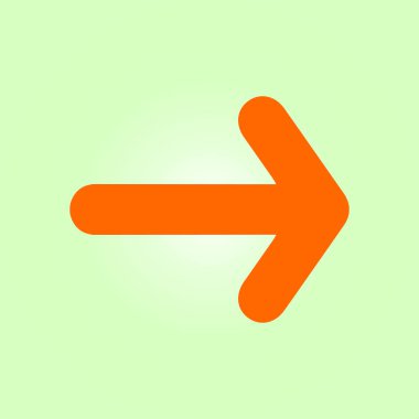 Ok simgesi. vektör illüstrasyonu