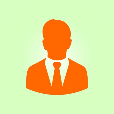 bir iş takım elbiseli adam kullanıcı simgesi.