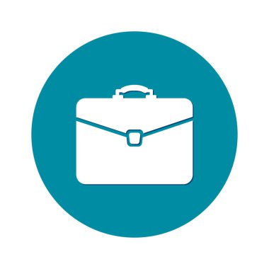 Evrak çantası ikonu, vektör illüstrasyonu. düz tasarım biçimi 