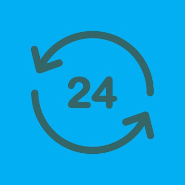 Saat saat etrafında bir gün simgesini açın..