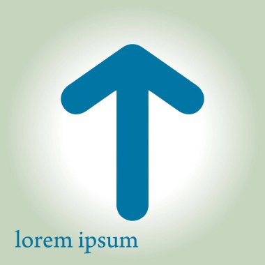 Ok simgesi. vektör illüstrasyonu