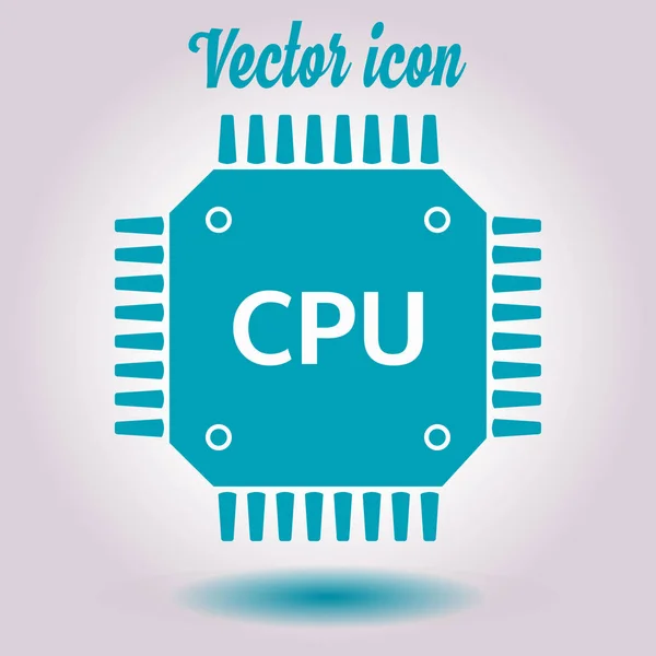 Icône Circuit Imprimé Schéma Technologique Symbole Carré Style Design Plat — Image vectorielle