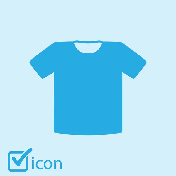 Ikona Znak Shirt Symbol Ubrania Płaska Konstrukcja Stylu — Wektor stockowy
