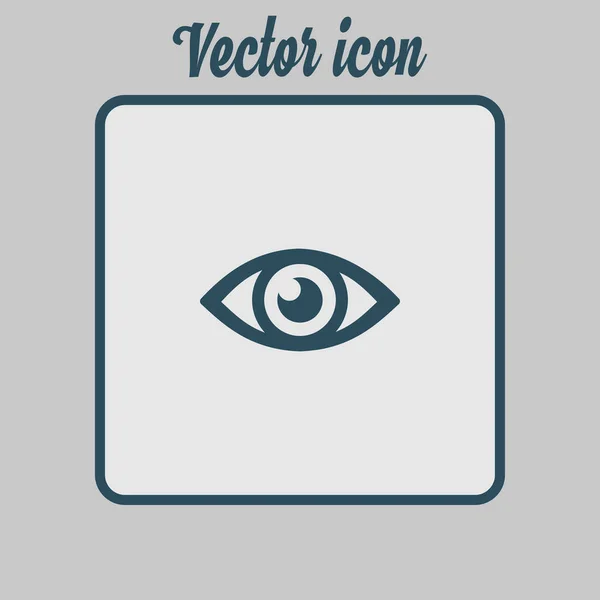 Eye Icon Flat Design Style — Stock Vector