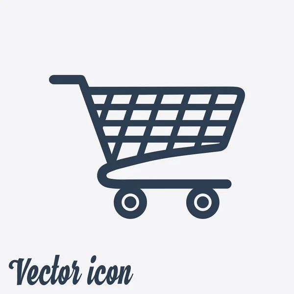 Icône Plate Graphique Shopping — Image vectorielle