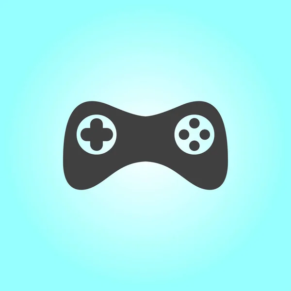 Gamepad Icon Vector Flat Design Style — Stock Vector