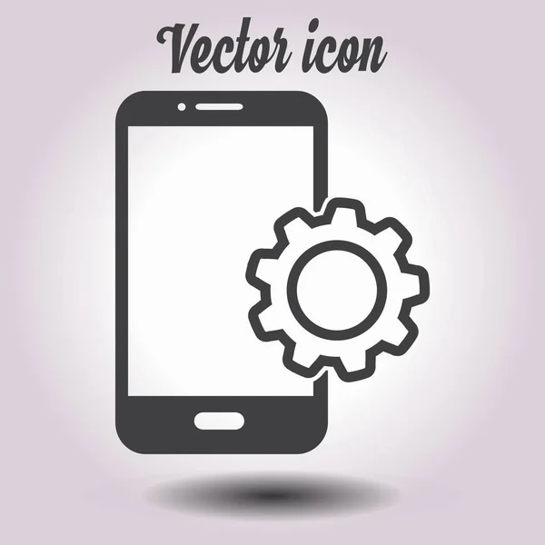 Icono Servicios Teléfono Inteligente — Vector de stock