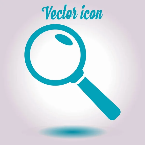 Icône Loupe Bouton Recherche Magnifying Glass — Image vectorielle