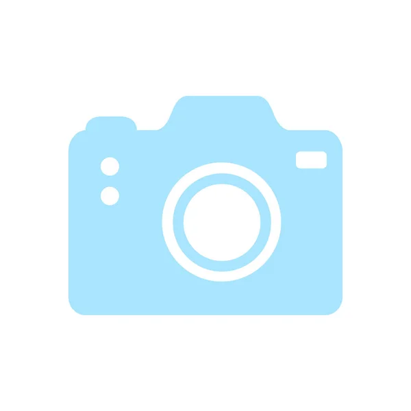 Photo Camera Simbol Dslr Camera Sign Icon Digital Camera Flat — Stock Vector