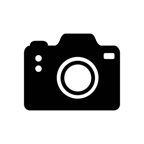 Photo Camera Simbol Dslr Camera Sign Icon Digital Camera Flat — Stock Vector