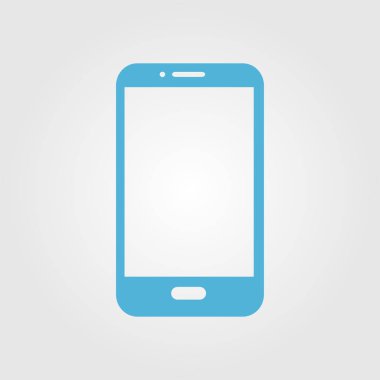 Akıllı telefon simgesinin vektör illüstrasyonu 
