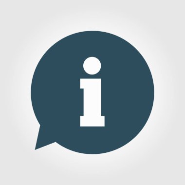 Geneli düz tasarım simgesi bubbles 