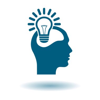 Yaratıcı fikirler ampul kavramı. Fikirler simgesi.