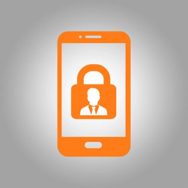 İnternet güvenliği konsepti ikonu. Tanımlama ve koruma simgesi.