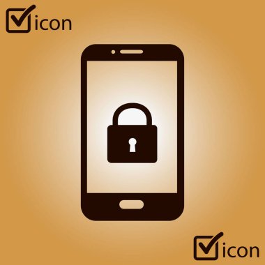 Internet güvenlik kavramı simgesi. Kimlik ve koruma simgesi.