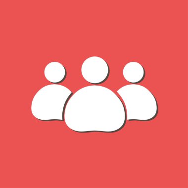 Takım iş simgesi. Ofis çalışanları ve iş takım.