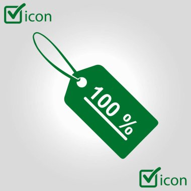 Satılık Etiketler simgesi. Düz tasarım stili. Vektör Eps 10.