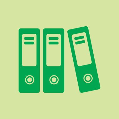 Evrak ve belgeler Office klasörler. Arşiv klasör simgesi. 