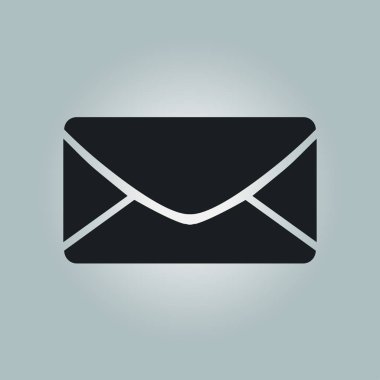 Düz simgesi mektup. Posta simgesini. 