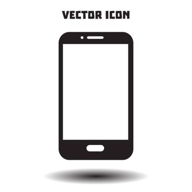 Akıllı telefon simgesinin vektör illüstrasyonu 