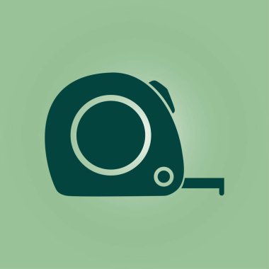  Mezura simgesi. Rulet inşaat erkek.