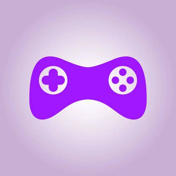 ゲームパッド アイコン ベクトル フラットなデザイン スタイル — ストックベクタ