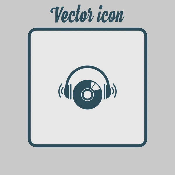 Icono Dvd Simbolo Disco Compacto — Vector de stock