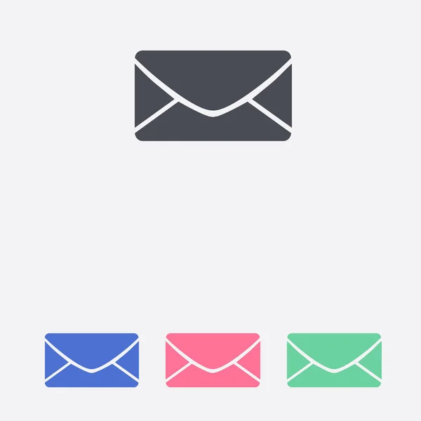 Flaches Symbol Des Letter Mail Symbols — Stockvektor